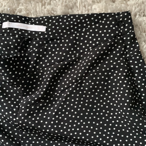 2 skirts and/or shorts per $20. NWOT ZARA Trf polka dot shorts with ruffles. - Picture 3 of 3